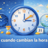 Cuando cambian la hora: fechas, motivos y cómo afecta a tu vida diaria