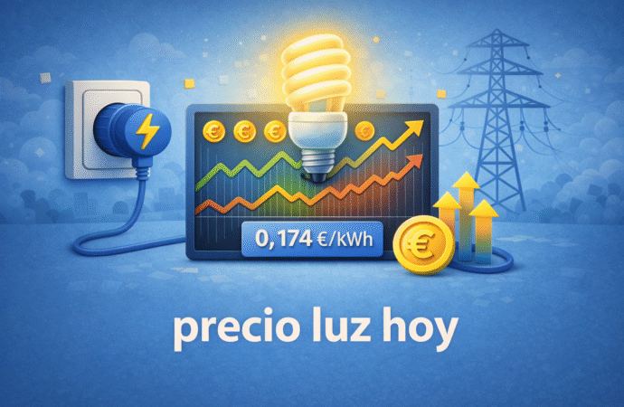 Precio luz hoy: Qué cuesta la electricidad hoy y cómo afecta a tu factura